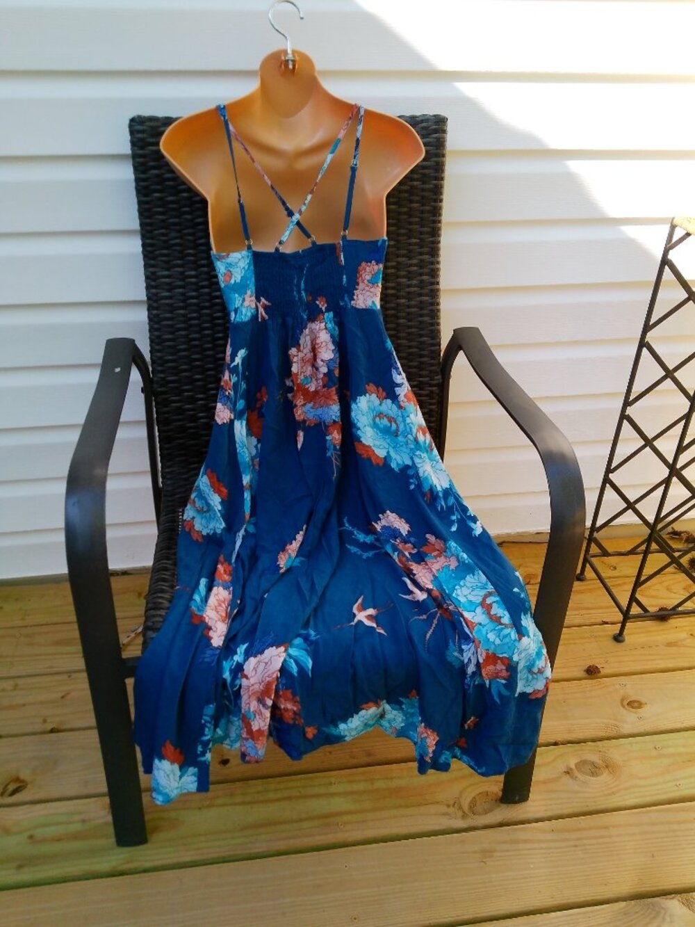 JAASE HANDSHAPED IN THE SHED LONG DRESS BUTTON UP FRONT SIZE SMALL - Picture 2 of 7